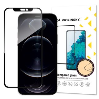 Super wytrzymałe szkło hartowane Full Glue na cały ekran z ramką Case Friendly iPhone 13 Pro / iPhone 13