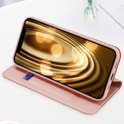 Etui pokrowiec z klapką iPhone 13 mini niebieski Dux Ducis Skin Pro kabura