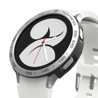 Etui z Nakładką Ringke Air & Bezel Styling do Galaxy Watch 4 40 mm black/silver