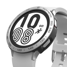 Etui z Nakładką Ringke Air & Bezel Styling do Galaxy Watch 4 44 mm black/silver