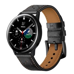 Pasek skórzany do Galaxy Watch 6/5 Pro/5/4/3/Active2/1 opaska