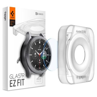 2x Szkło Hartowane Spigen Glas.tr Ez Fit do Galaxy Watch 4 Classic 42 mm