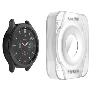 2x Szkło Hartowane Spigen Glas.tr Ez Fit do Galaxy Watch 4 Classic 42 mm