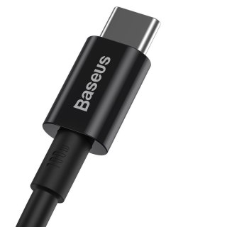 Baseus Superior kabel przewód USB Typ C - USB Typ C szybkie ładowanie Quick Charge / Power Delivery / FCP 100W 5A 20V 1m czarny 