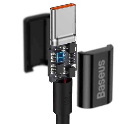 Baseus Superior kabel przewód USB Typ C - USB Typ C szybkie ładowanie Quick Charge / Power Delivery / FCP 100W 5A 20V 1m czarny 