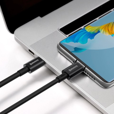 Baseus Superior kabel przewód USB Typ C - USB Typ C szybkie ładowanie Quick Charge / Power Delivery / FCP 100W 5A 20V 1m czarny 