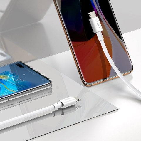 Baseus Superior kabel przewód USB Typ C - USB Typ C szybkie ładowanie Quick Charge / Power Delivery / FCP 100W 5A 20V 1m czarny 