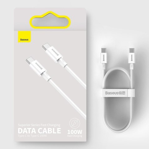 Baseus Superior kabel przewód USB Typ C - USB Typ C szybkie ładowanie Quick Charge / Power Delivery / FCP 100W 5A 20V 1m czarny 