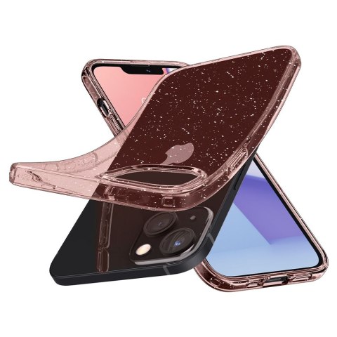 Etui Spigen Liquid Crystal do iPhone 13 Glitter Rose