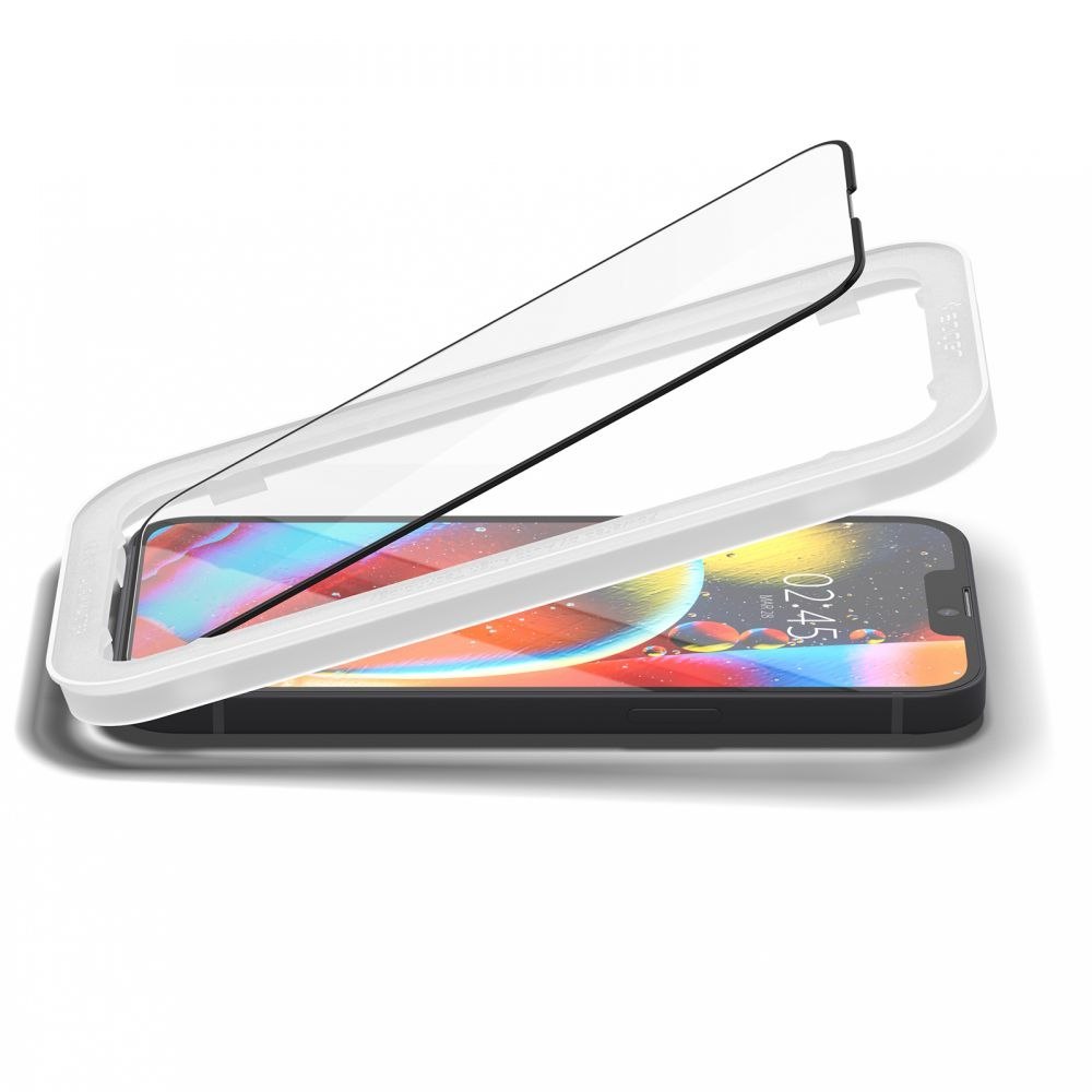 2x Szkło Hartowane Spigen Alm Glass Fc do iPhone 13 Mini Black