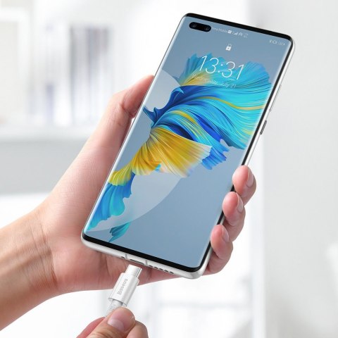 Baseus Superior kabel przewód USB Typ C - USB Typ C szybkie ładowanie Quick Charge / Power Delivery / FCP 100W 5A 20V 2m biały (