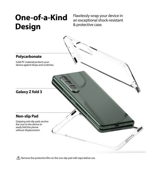 Etui Ringke Slim ultracienkie do Samsung Galaxy Z Fold 3 przezroczysty