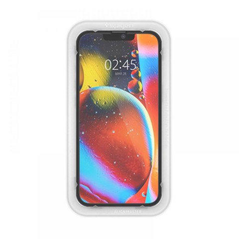 SZKŁO HARTOWANE SPIGEN ALM GLASS FC 2-PACK IPHONE 13 / 13 PRO BLACK