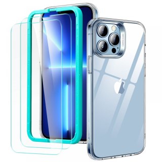 2x Szkło + Etui ESR Classic Hybrid do iPhone 13 Pro Clear