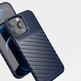 Etui Thunder Case Elastyczne Pancerne do iPhone 13 Pro Max niebieski