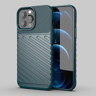 Etui Thunder Case Elastyczne Pancerne do iPhone 13 Pro Max zielony