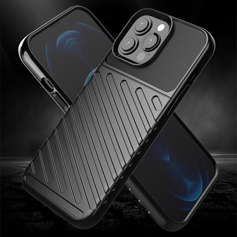 Etui Thunder Case Elastyczne Pancerne do iPhone 13 Pro Max zielony