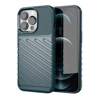 Etui Thunder Case Elastyczne Pancerne do iPhone 13 Pro zielony