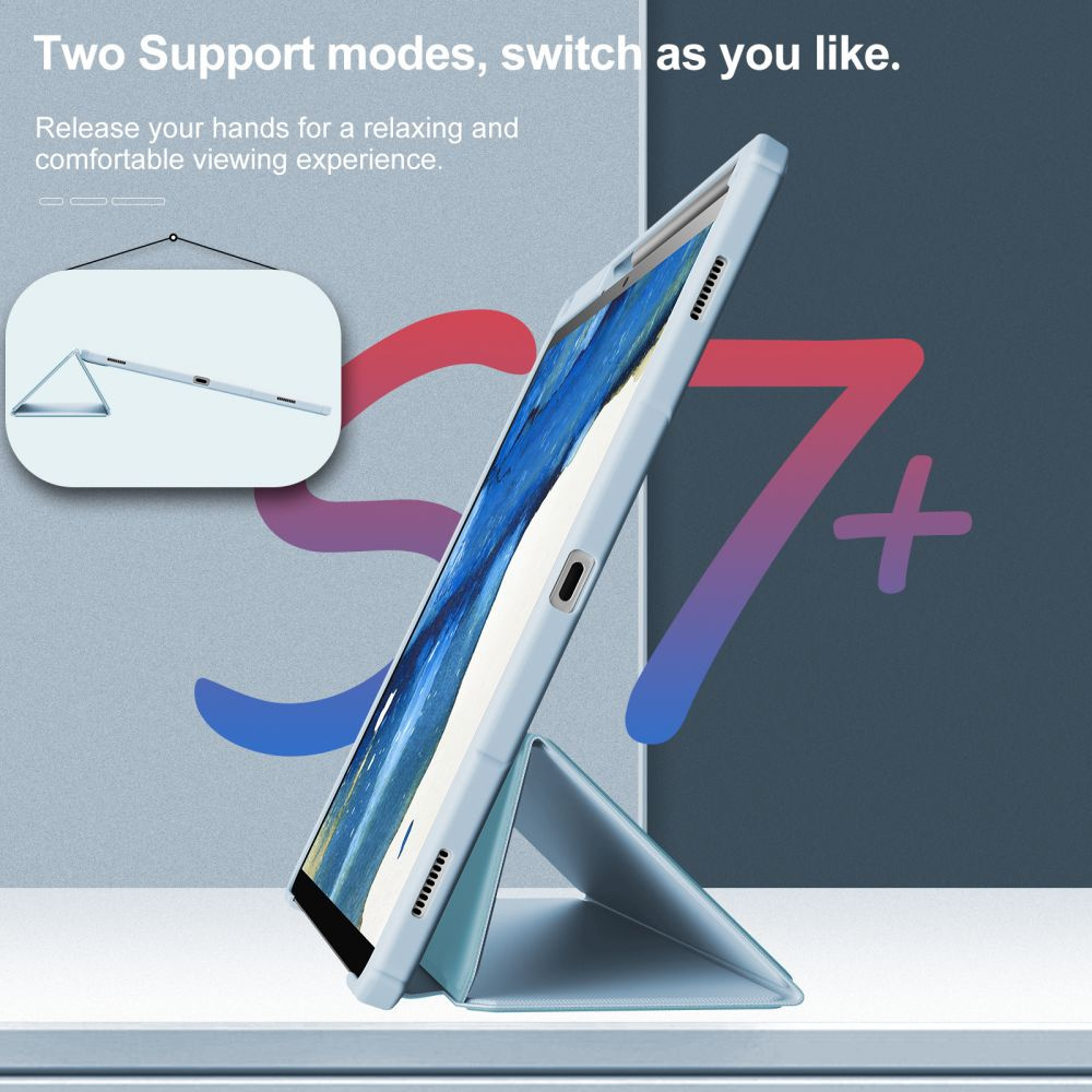 Etui Infiland Crystal Case do Galaxy Tab S7 FE 5G 12.4 Blue