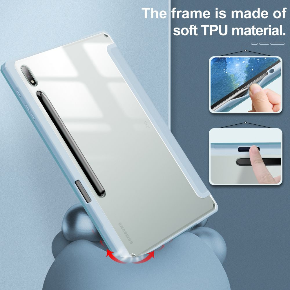 Etui Infiland Crystal Case do Galaxy Tab S7 FE 5G 12.4 Blue