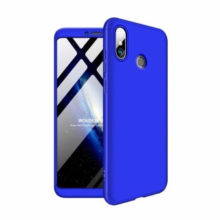 Etui na całą obudowę przód + tył do Xiaomi Mi Max 3 niebieski