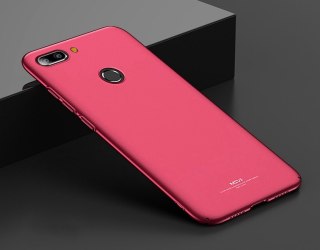 Ultracienkie etui MSVII Simple do Xiaomi Mi 8 Lite czerwony