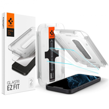 2x Szkło Hartowane Spigen Glas.tr ”EZ Fit” do iPhone 13 / 13 Pro