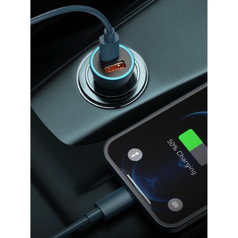 Baseus Golden Contactor Pro szybka ładowarka samochodowa USB Typ C / USB 40 W Power Delivery 3.0 Quick Charge 4+ SCP FCP AFC + k