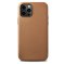Etui ICarer Case Leather do iPhone 12 / 12 Pro brązowy (kompatybilne z MagSafe)