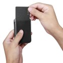 Magnetyczne etui ICarer skórzane na karty do iPhone 12 / 13 (Pro / Max / Mini) (kompatybilne z MagSafe) czarny