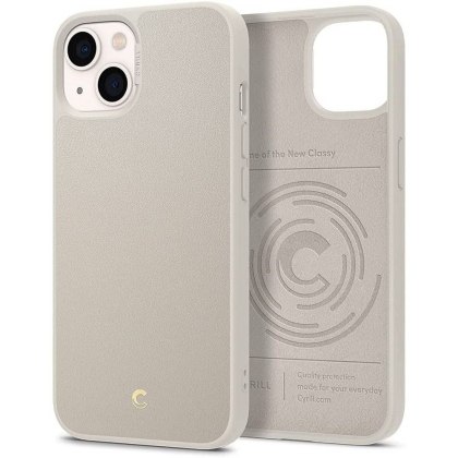 Etui Spigen Cyrill Leather Brick do iPhone 13 Cream