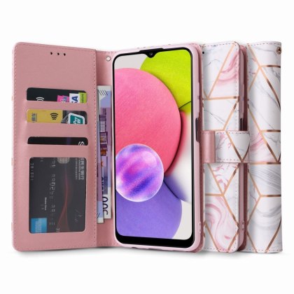 Etui Wallet do Samsung Galaxy A03s Marble