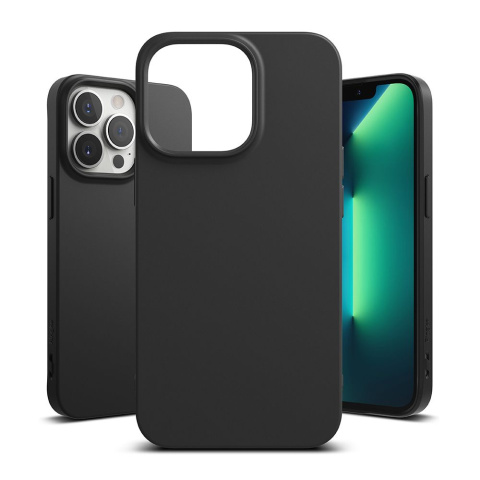 Etui Ringke Air S ultracienkie żelowe do iPhone 13 Pro Czarny