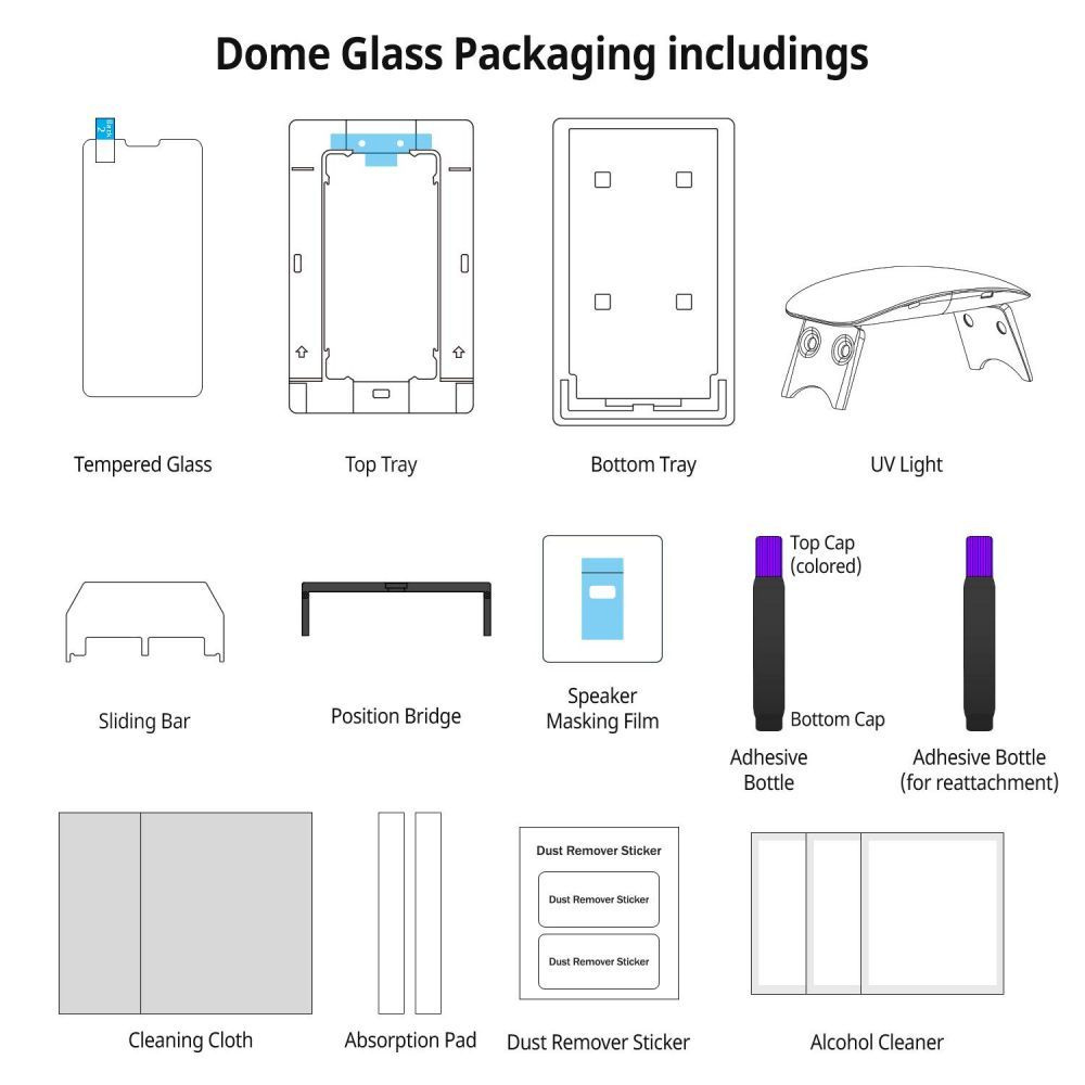 Szkło Hartowane Whitestone Dome Glass do iPhone 7 / 8 / SE 2020