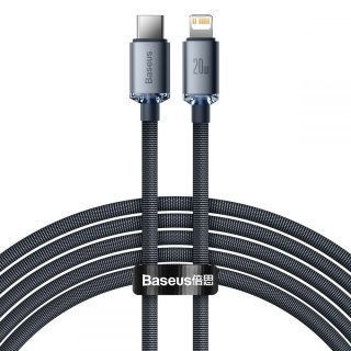 Kabel Baseus Crystal Shine USB C - Lightning 200cm Black