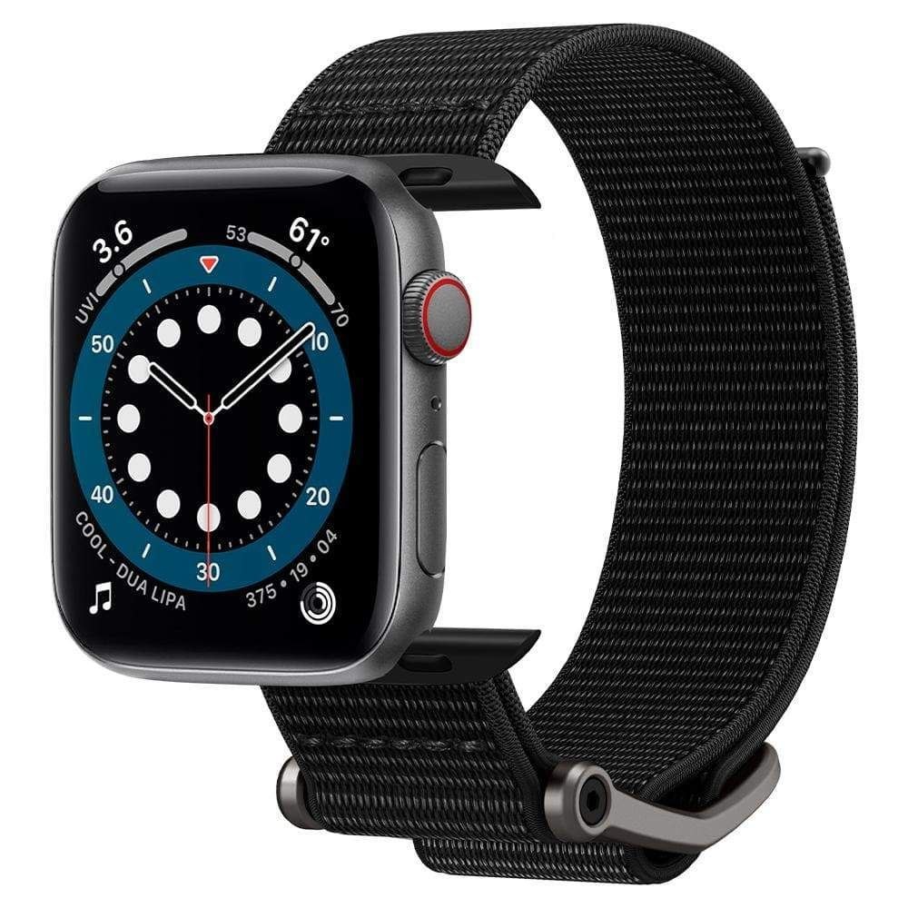 Pasek Spigen Durapro Flex do Apple Watch 4 / 5 / 6 / 7 / SE (42 / 44 / 45 mm) Black