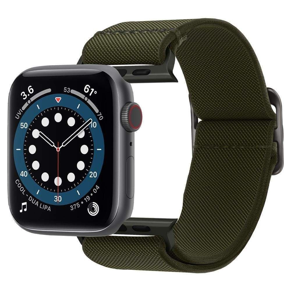 Pasek Spigen Fit Lite do Apple Watch 4 / 5 / 6 / 7 / SE (38 / 40 / 41 mm) Khaki