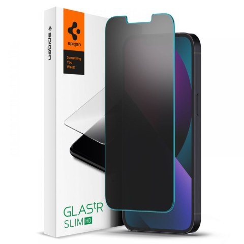 SZKŁO HARTOWANE SPIGEN GLAS.TR SLIM IPHONE 13 / 13 PRO PRIVACY