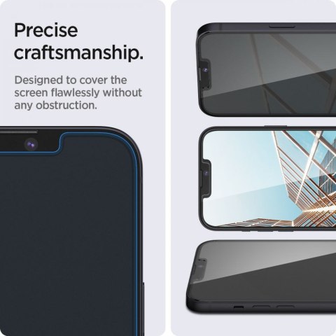 SZKŁO HARTOWANE SPIGEN GLAS.TR SLIM IPHONE 13 / 13 PRO PRIVACY