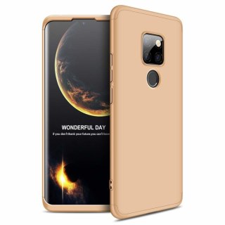 Etui na całą obudowę przód + tył do Huawei Mate 20 złoty