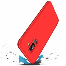 Etui na całą obudowę przód + tył do Samsung Galaxy A6 Plus 2018 czerwony