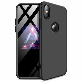 Etui na całą obudowę przód + tył do iPhone XS Max czarny