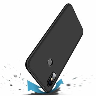 Etui na całą obudowę przód + tył do Xiaomi Redmi Note 6 Pro czarny