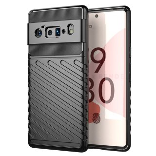 Etui Thunder Case Elastyczne Pancerne do Google Pixel 6 Pro czarny