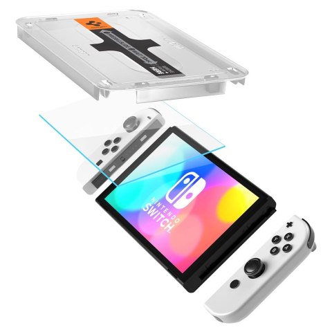 SZKŁO HARTOWANE SPIGEN GLAS.TR "EZ FIT" 2-PACK NINTENDO SWITCH OLED