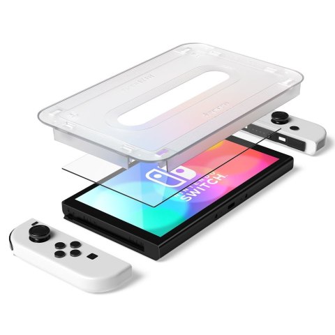 SZKŁO HARTOWANE SPIGEN GLAS.TR "EZ FIT" 2-PACK NINTENDO SWITCH OLED