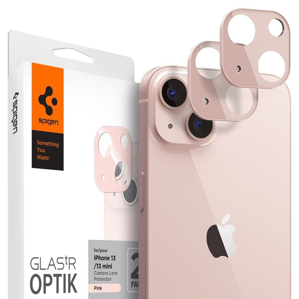 Osłona Aparatu Spigen Optik.tr 2x do iPhone 13 Mini / 13 Pink