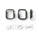 2x Nakładka Ringke Slim do Apple Watch 7 (41 mm) Clear & Deep Green