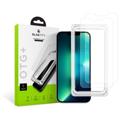 2x Szkło Hartowane Glastify Otg+ do iPhone 13 Pro Max