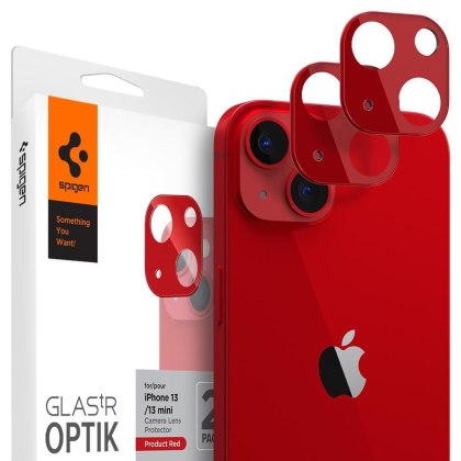 Osłona Aparatu Spigen Optik.tr 2x do iPhone 13 / 13 Mini Red